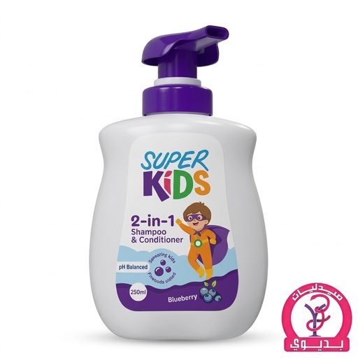 SUPER KIDS 2 IN 1 SHAMPOO&CONDITIONER 500ML