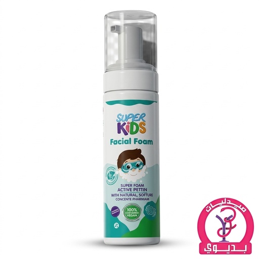 SUPER KIDS FACIAL FOAM 200ML