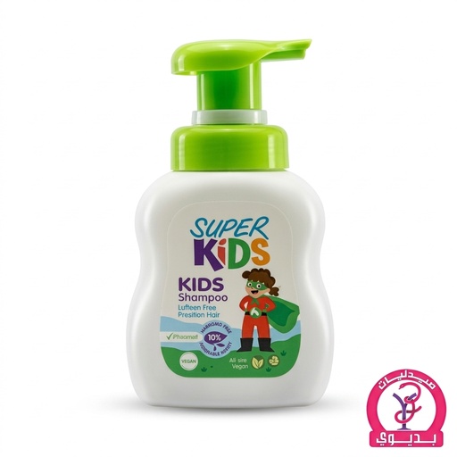 SUPER KIDS SHAMPOO GREEN APPLE 300ML