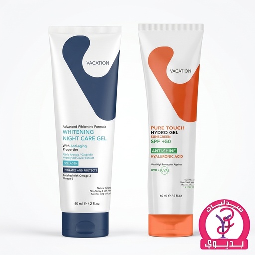 VACATION WHITENING NIGHT GEL+SUN SCREEN HYALO OFFER