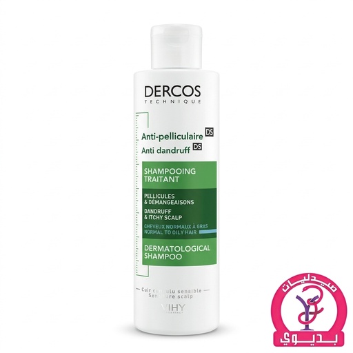 VICHY DERCOS ANTIDANDRUFF NORMALOILY SHAMPO 200 ML