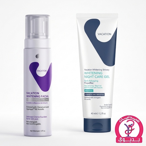 VACATION WHITENING FACIAL CLEANSING FOAM + WHITENING CREAM