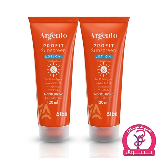 ARGENTO PROFIT SUNSCREEN LOTION 120 ML OFFER 1+1