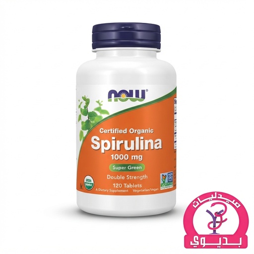 NOW SPIRULINA 1000MG 120 TAB