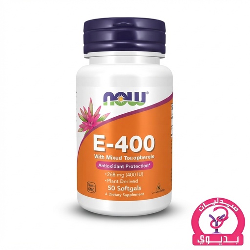 NOW VIT E-400 50 SOFTGELS