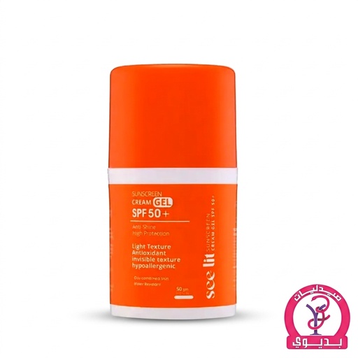 SEE LIT SUNSCREEN CREAM GEL SPF 50+