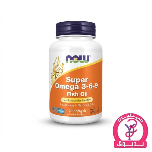 NOW SUPER OMEGA 3-6-9 FISH OIL 90SOFTGELS